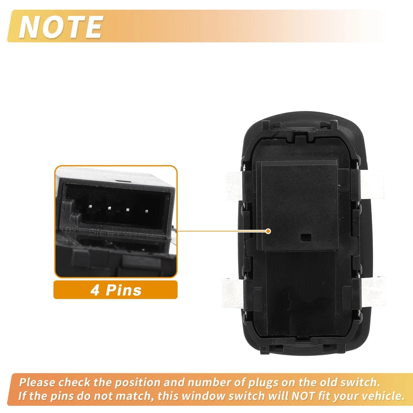 Passenger Side Power Window Switch for Porsche 718 Boxster