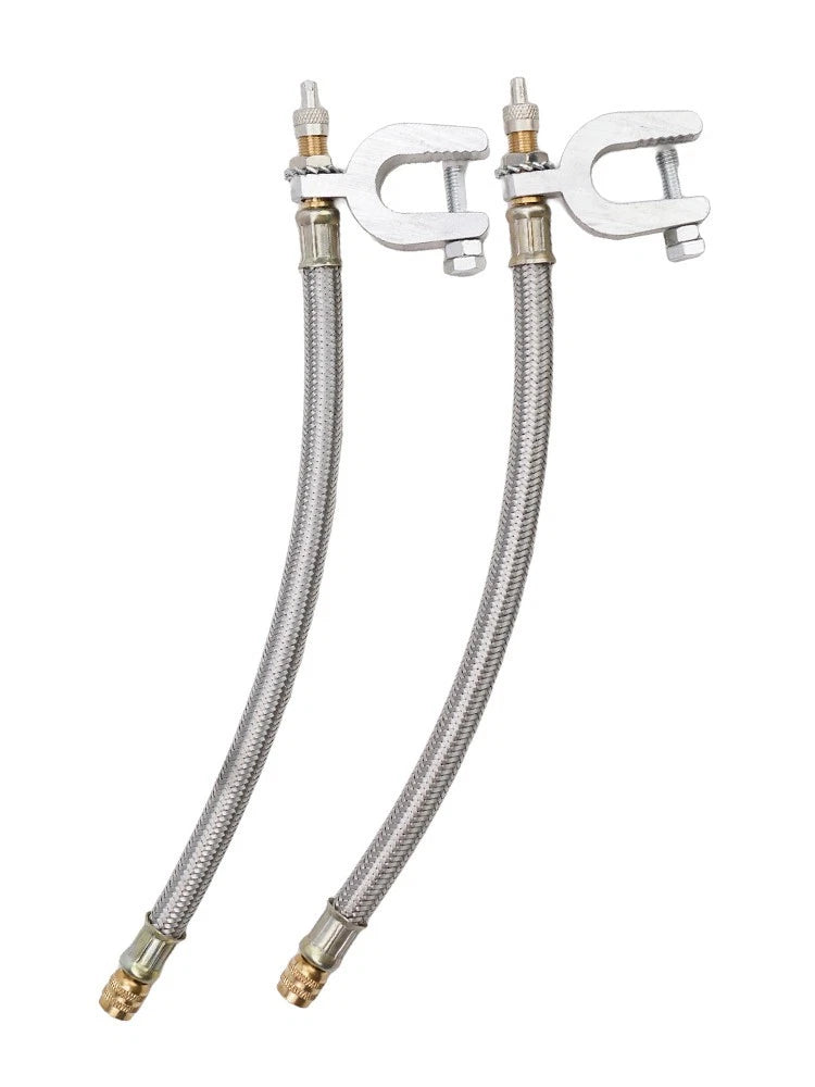 Valve Stem Extension 2 x Dual Wheel Stainless Steel