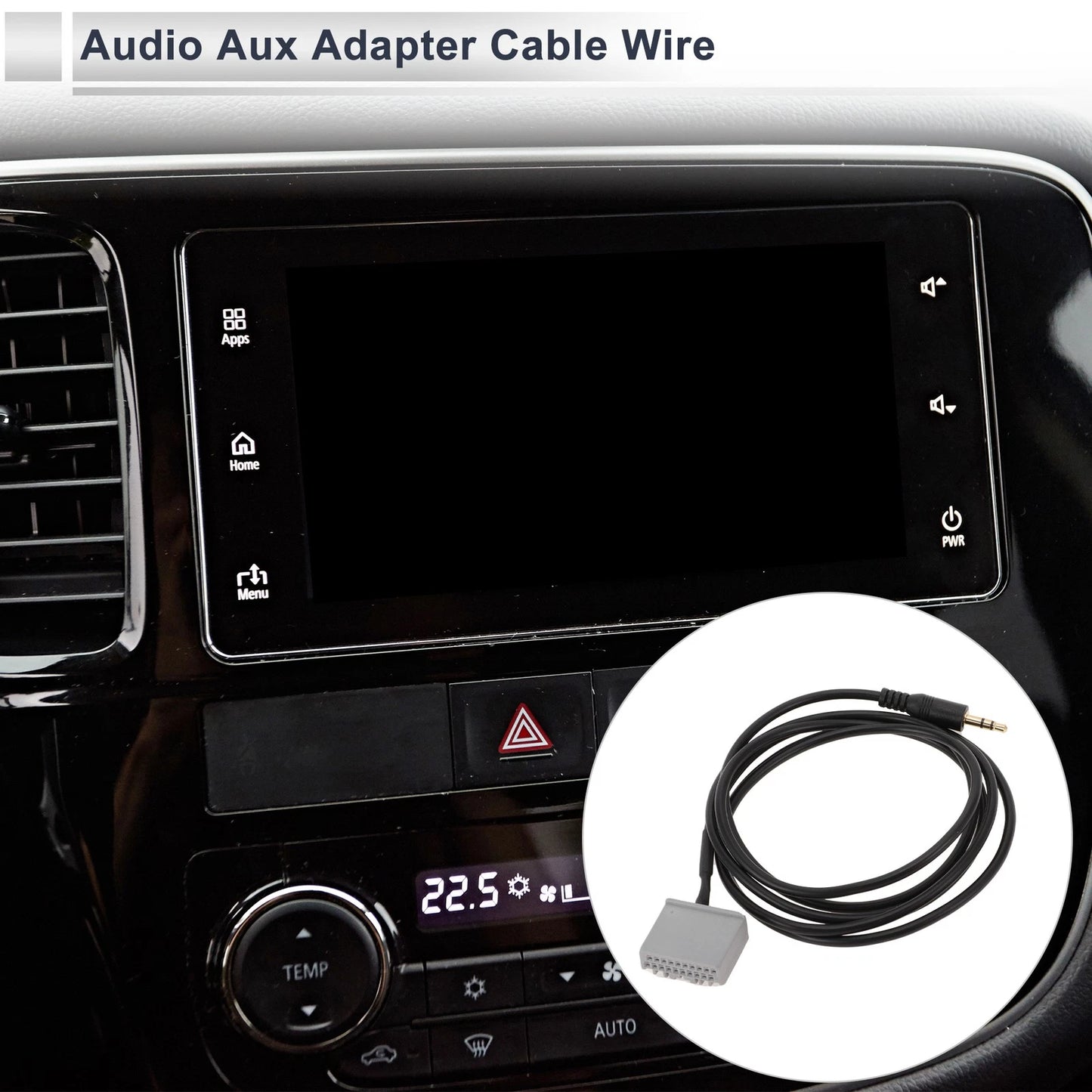 Audio Aux Adapter Cable for Honda Car Stereo