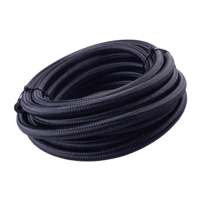 6M Black AN4 Braided Oil Fuel Line Hose for Various Makes & Models