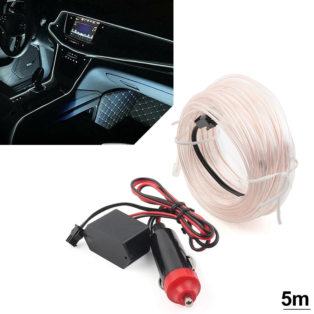 5m Car Interior LED Strip Lights for Universal Vehicles