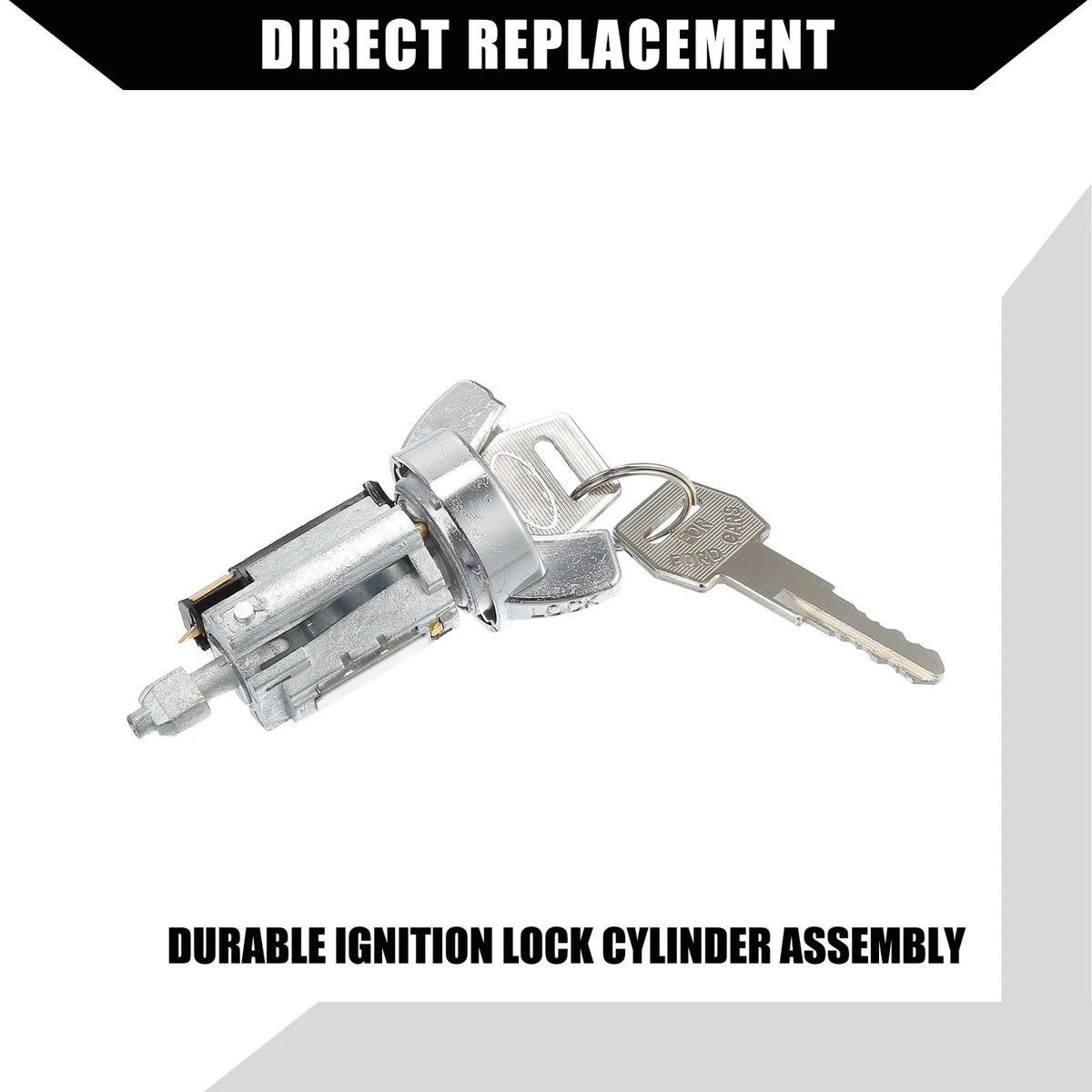 Ignition Switch Lock Cylinder w/ 2 Keys for Ford B600 F150 F250 E150 (1992-1996)