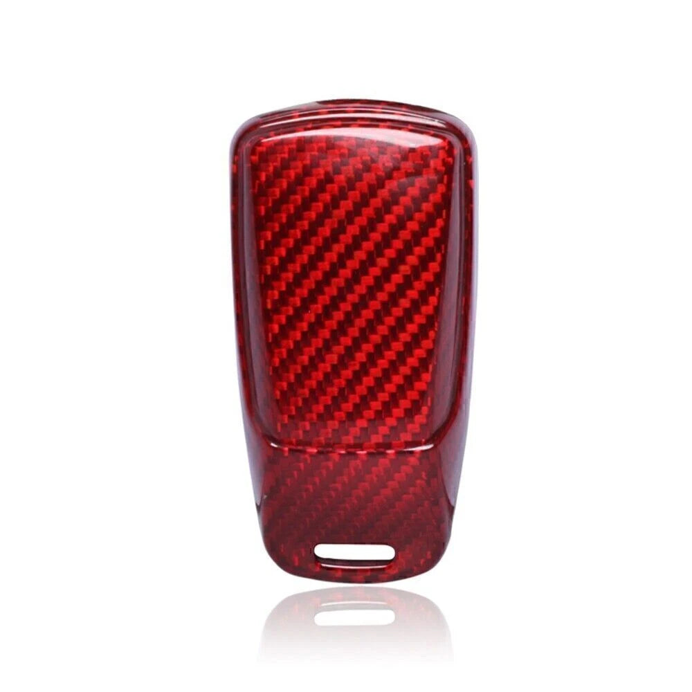 Carbon Fiber Key Case Cover for Audi A4 A5 S4 S5 Q5 Q7 TT (2010-2023)