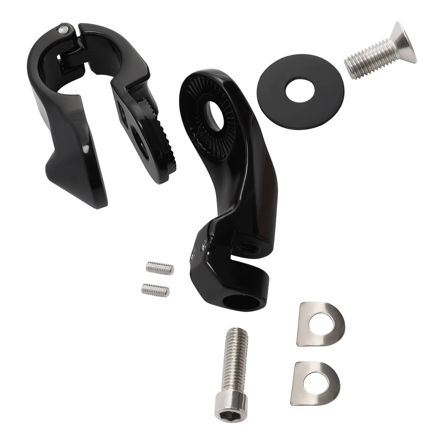 Short Angled Footpeg Pegs for Harley (32mm)