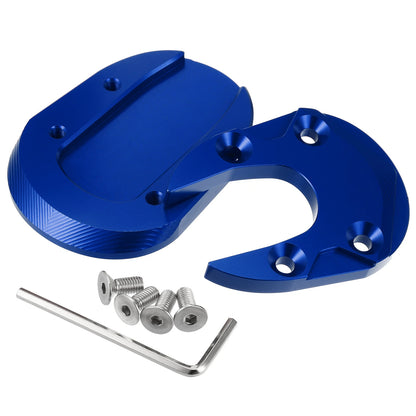 Motorcycle Kickstand Plate Pad Set for Honda 125 (2013-2023) - Blue
