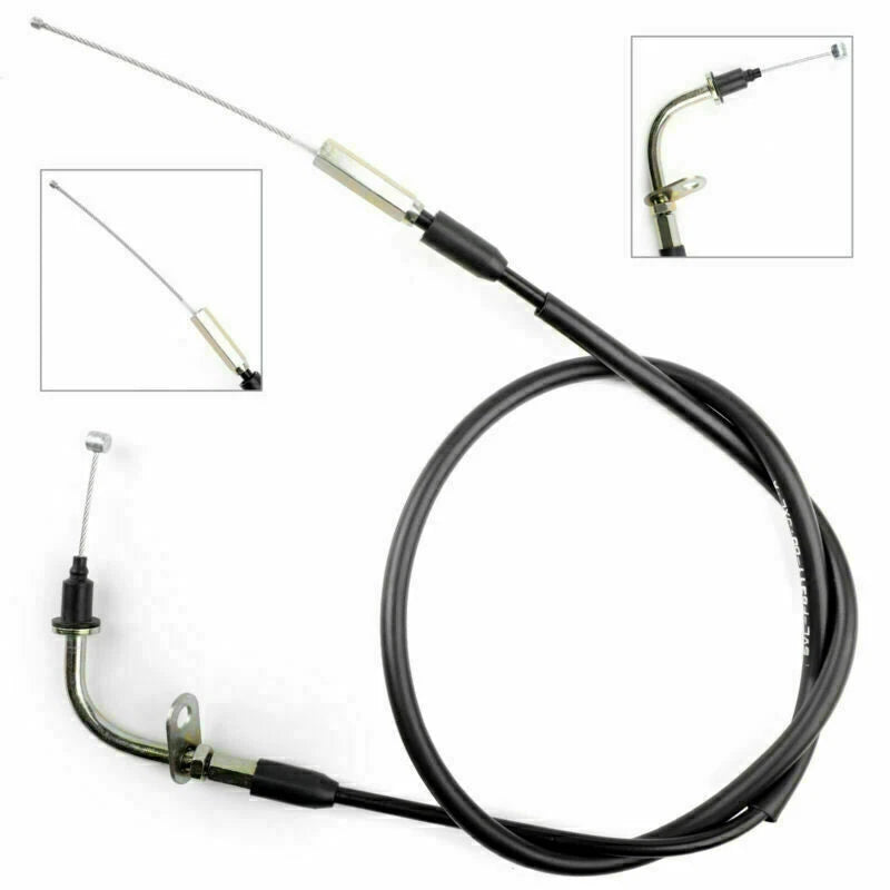 Throttle Cable Set 2 x Push/Pull for Yamaha YBR125 YBR125ED (2005-2009)