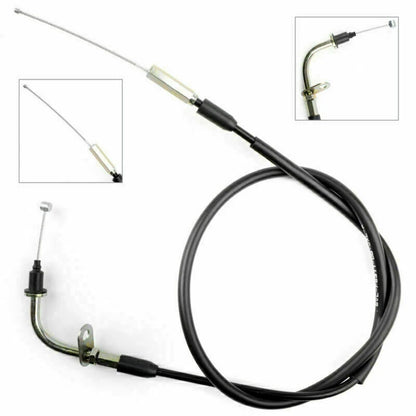 Throttle Cable Set 2 x Push/Pull for Yamaha YBR125 YBR125ED (2005-2009)
