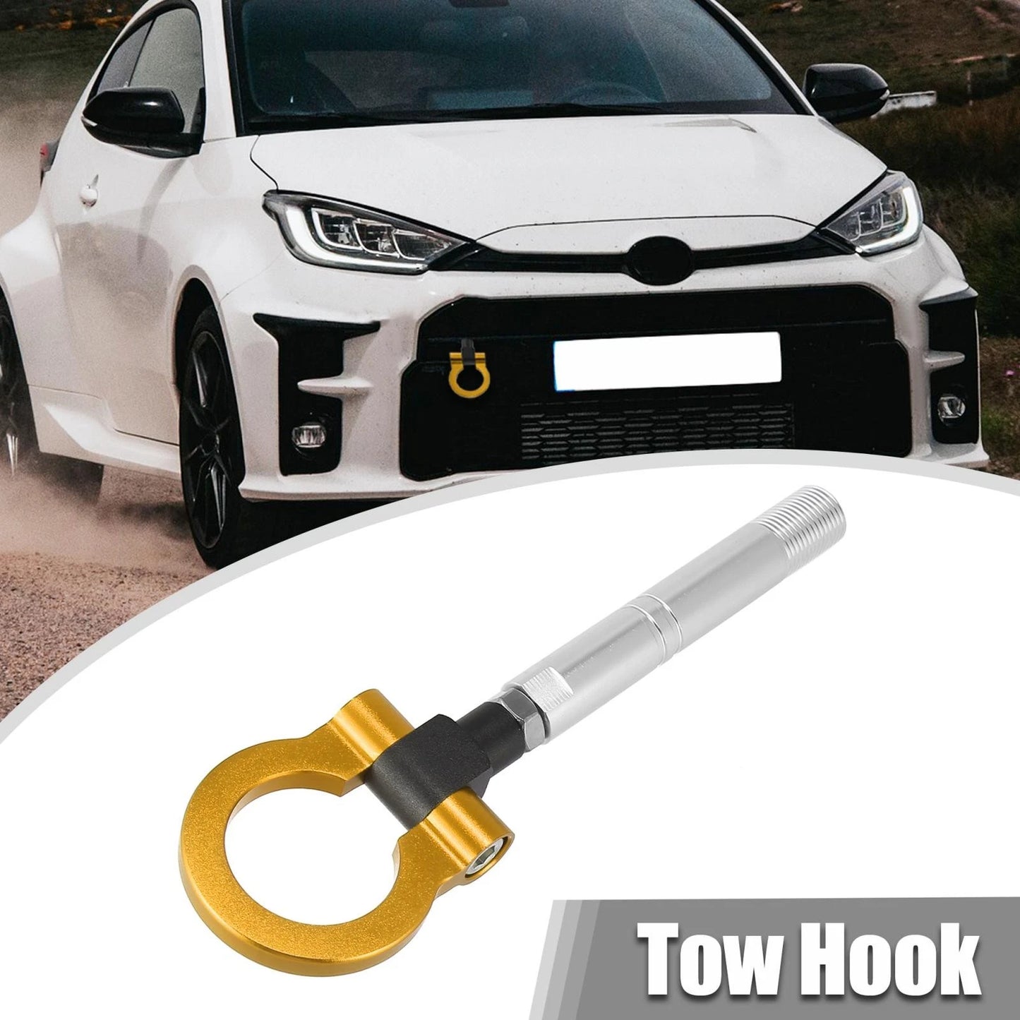 Tow Hook Trailer Ring for Toyota Avanza - Gold Tone (2012-2023)