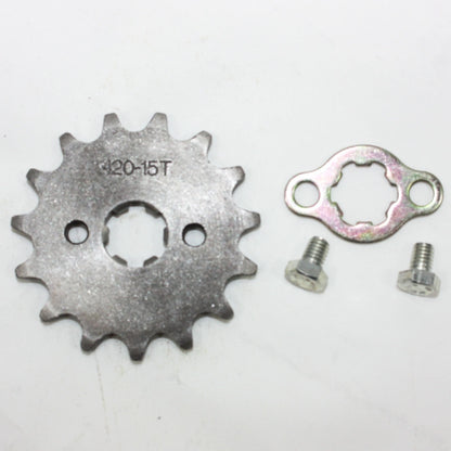 15T 17mm Front Sprocket Cog for PIT TRAIL QUAD DIRT BIKE ATV BUGGY