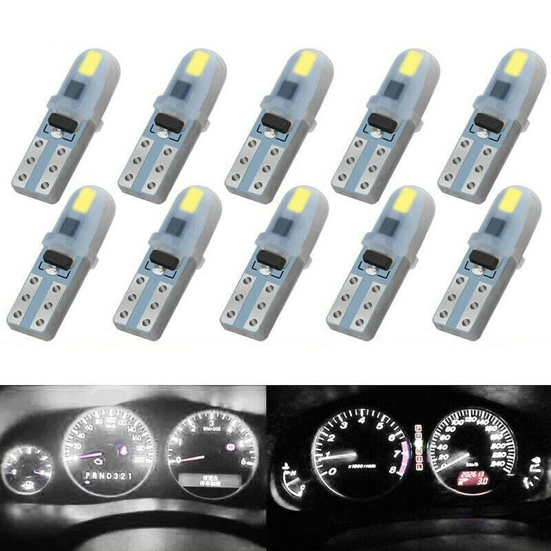 18mm / T5 / SMD 2LED Wedge Dashboard Instrument Panel Light Lamps for Car Model
