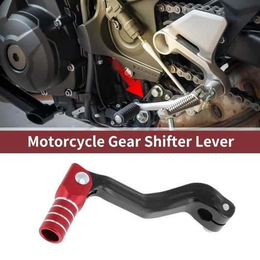 Folding Motorcycle Gear Shifter Lever for Kayo T2 Black Red Silver Tone