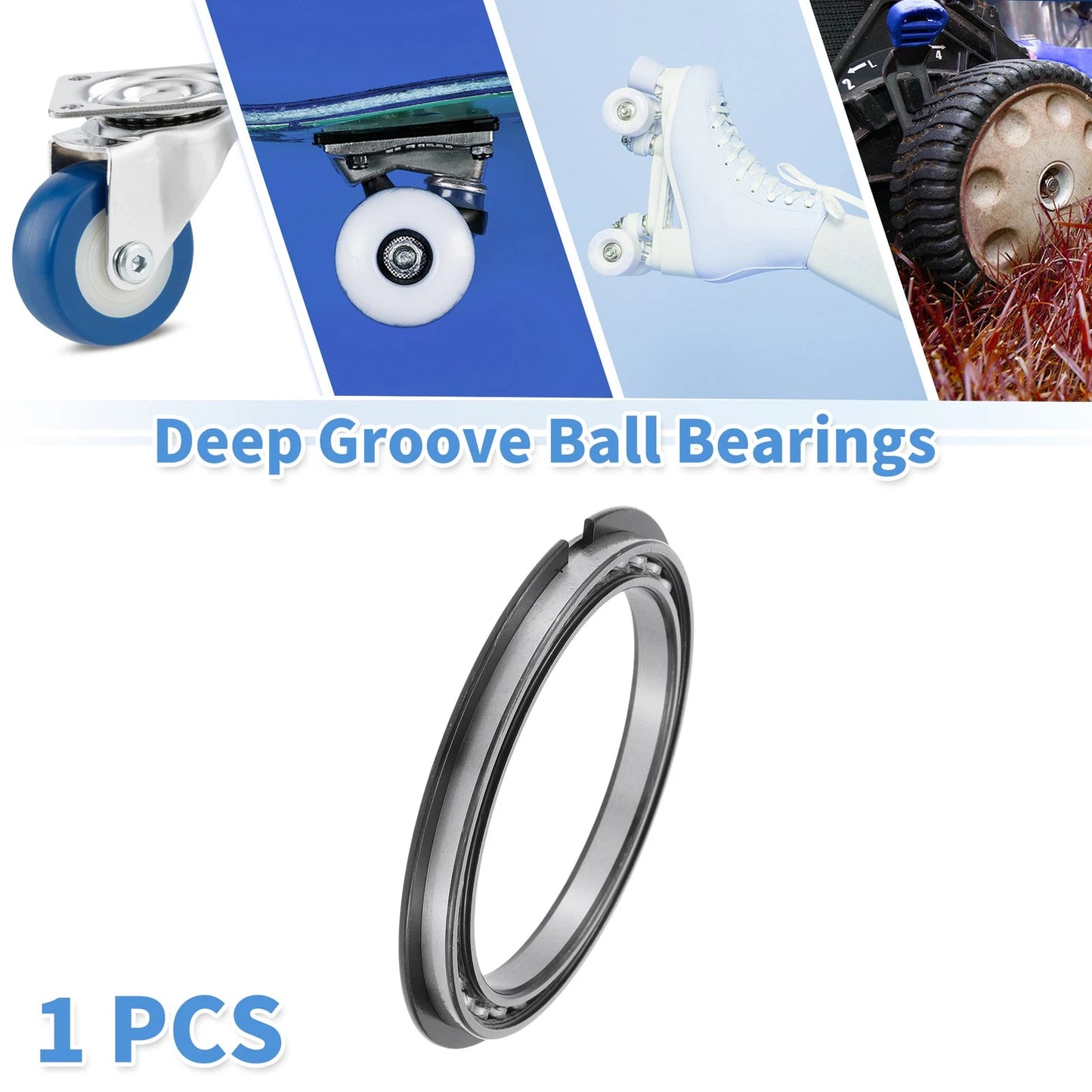 105x130x13mm Deep Groove Ball Bearings 1 Pc for Scooter Skateboard Wheel
