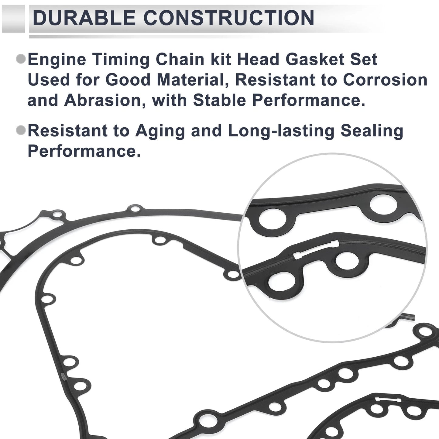 1 Pcs Timing Cover Gasket for Porsche Cayenne (2010-2018)