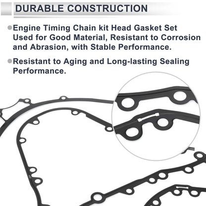 1 Pcs Timing Cover Gasket for Porsche Cayenne (2010-2018)