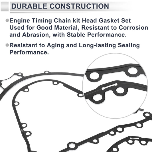 1 Pcs Timing Cover Gasket for Porsche Cayenne (2010-2018)