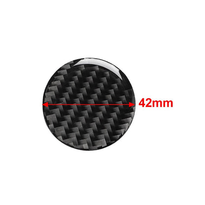 Carbon Fiber Multi-Media Control Knob Cover Trim for Audi A3 (2014-2019)
