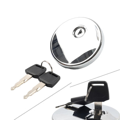 Fuel Gas Tank Cap Cover w/Keys for Kawasaki VN800 VN1500 Vulcan 1600 Classic