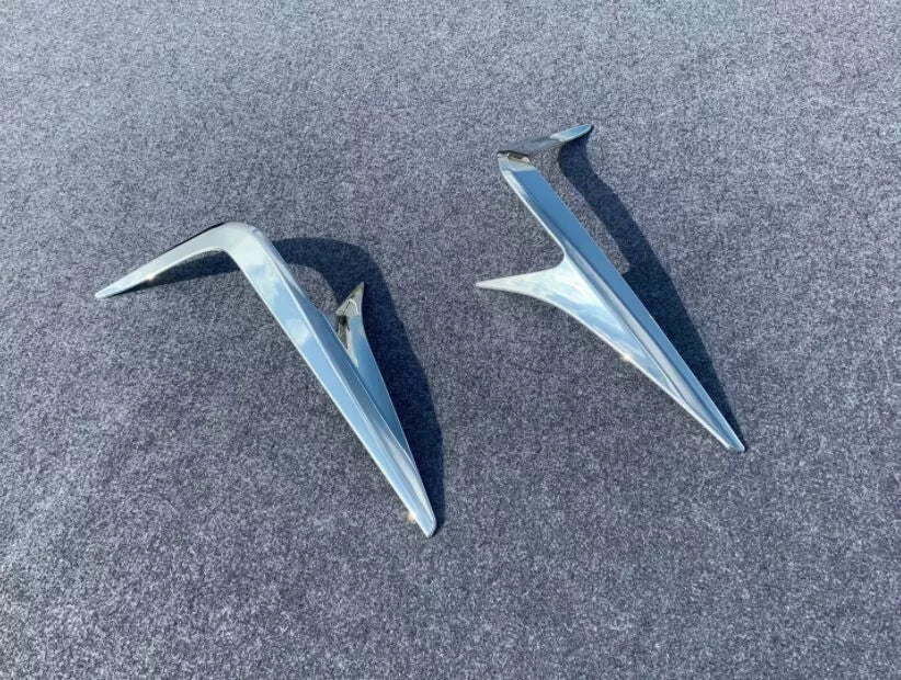 Chrome Rear Light Frame Stripe Tail Cover Trim for Toyota Prius (2019-2022) 2 x pcs