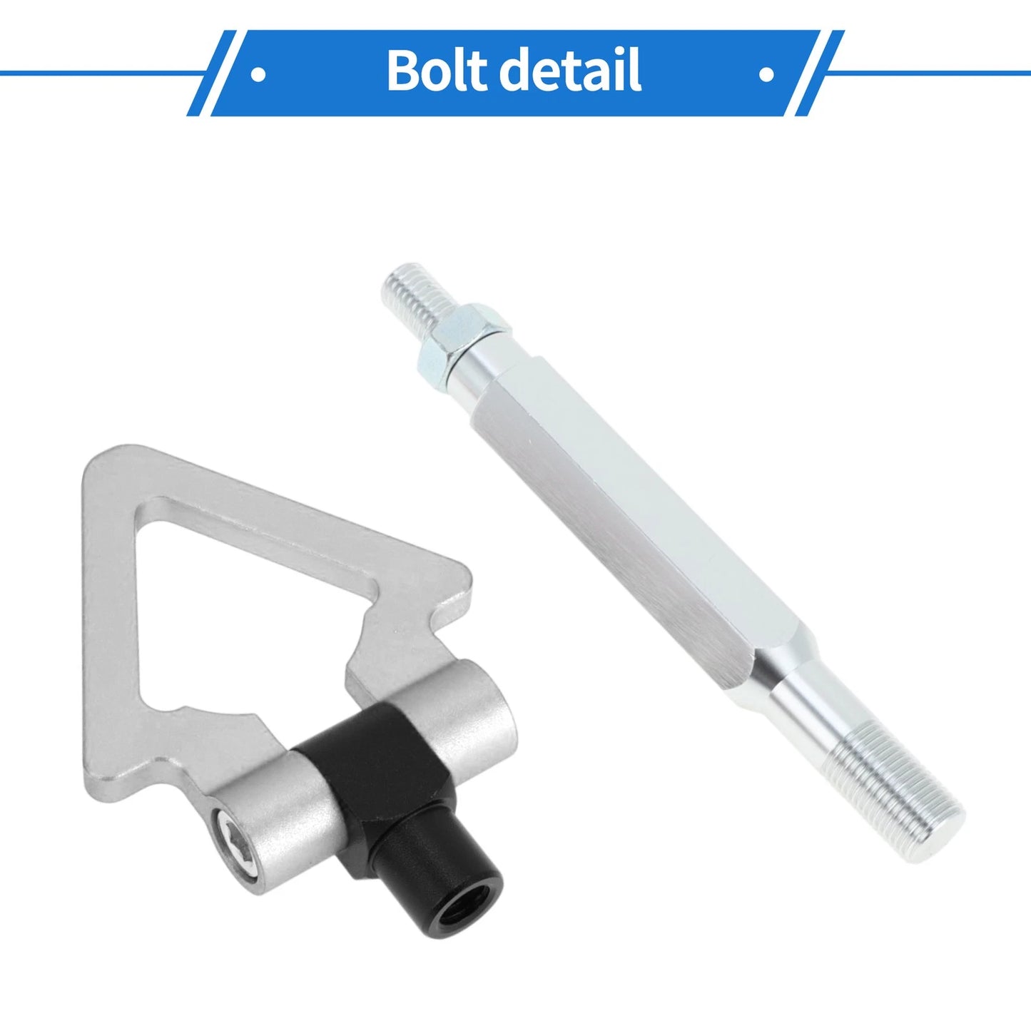 Triangle Tow Hooks for Subaru Impreza (Silver Tone)