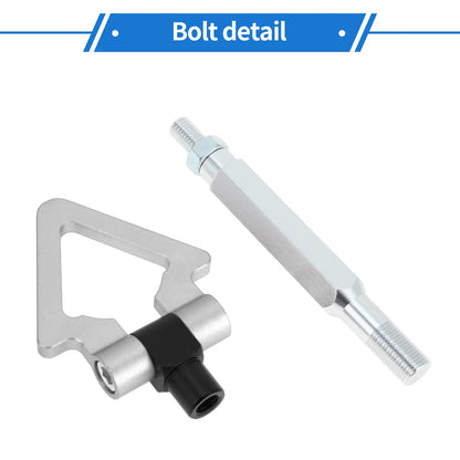 Triangle Tow Hooks for Subaru Impreza (Silver Tone)