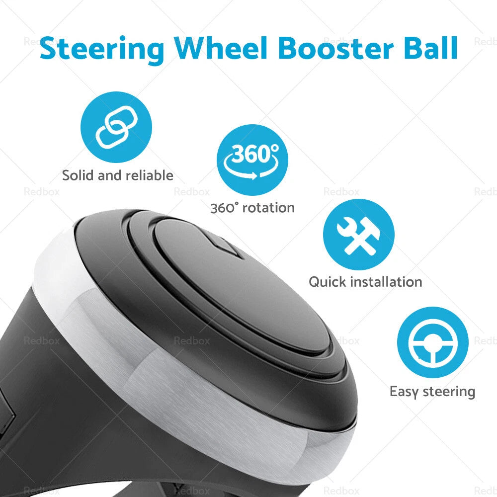 Steering Wheel Handle Knob Aid for Universal Car & Truck Spinner Ball