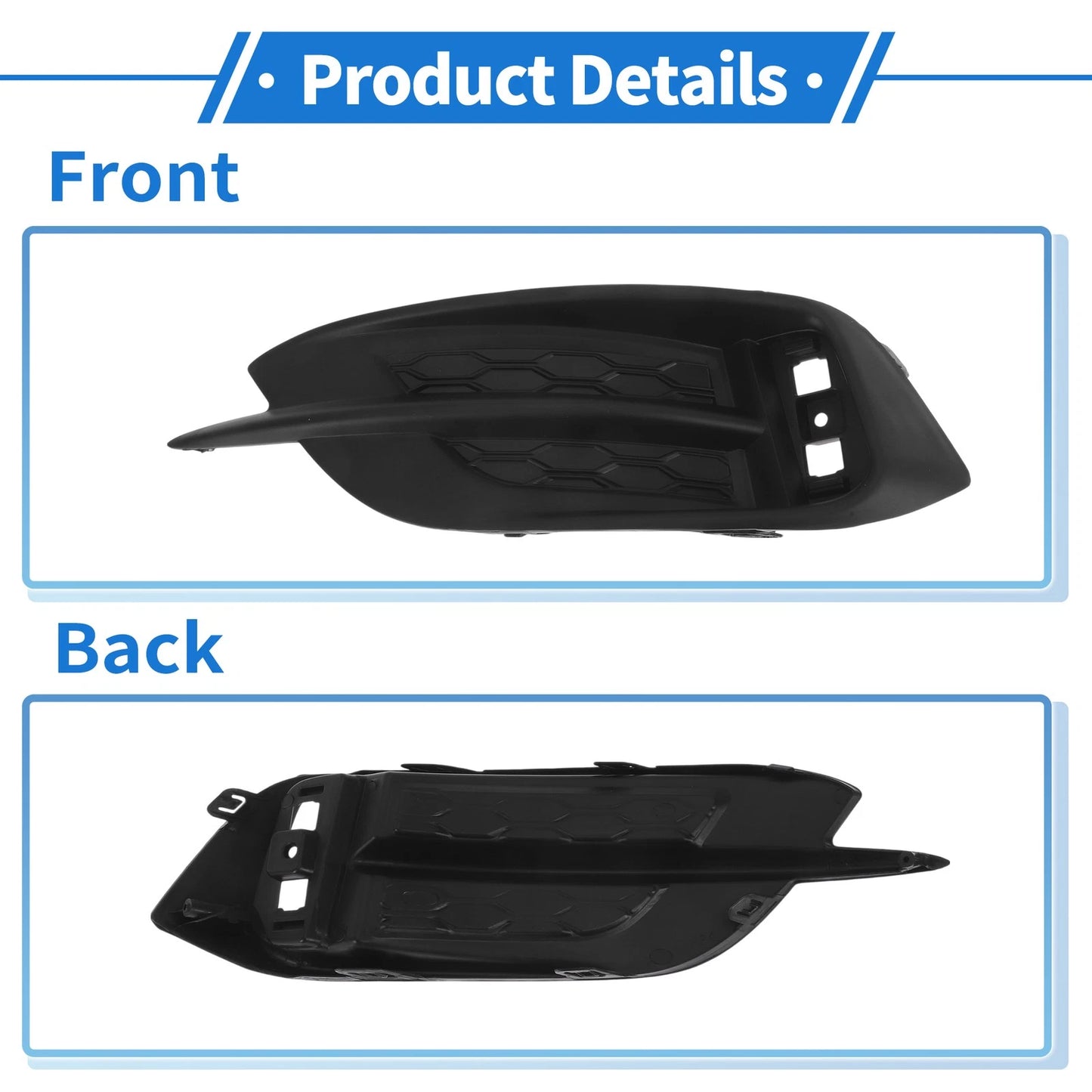 Rear Right Fog Light Grill for Honda Civic (2016-2021)