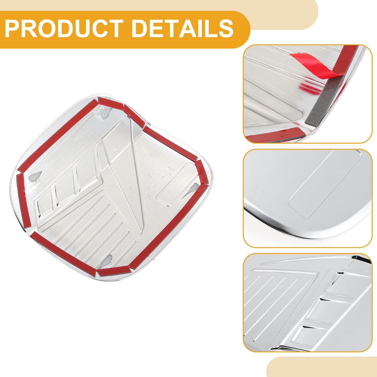 Fuel Tank Door Cap for Mazda CX-50 2023-2025 Chrome Silver Tone