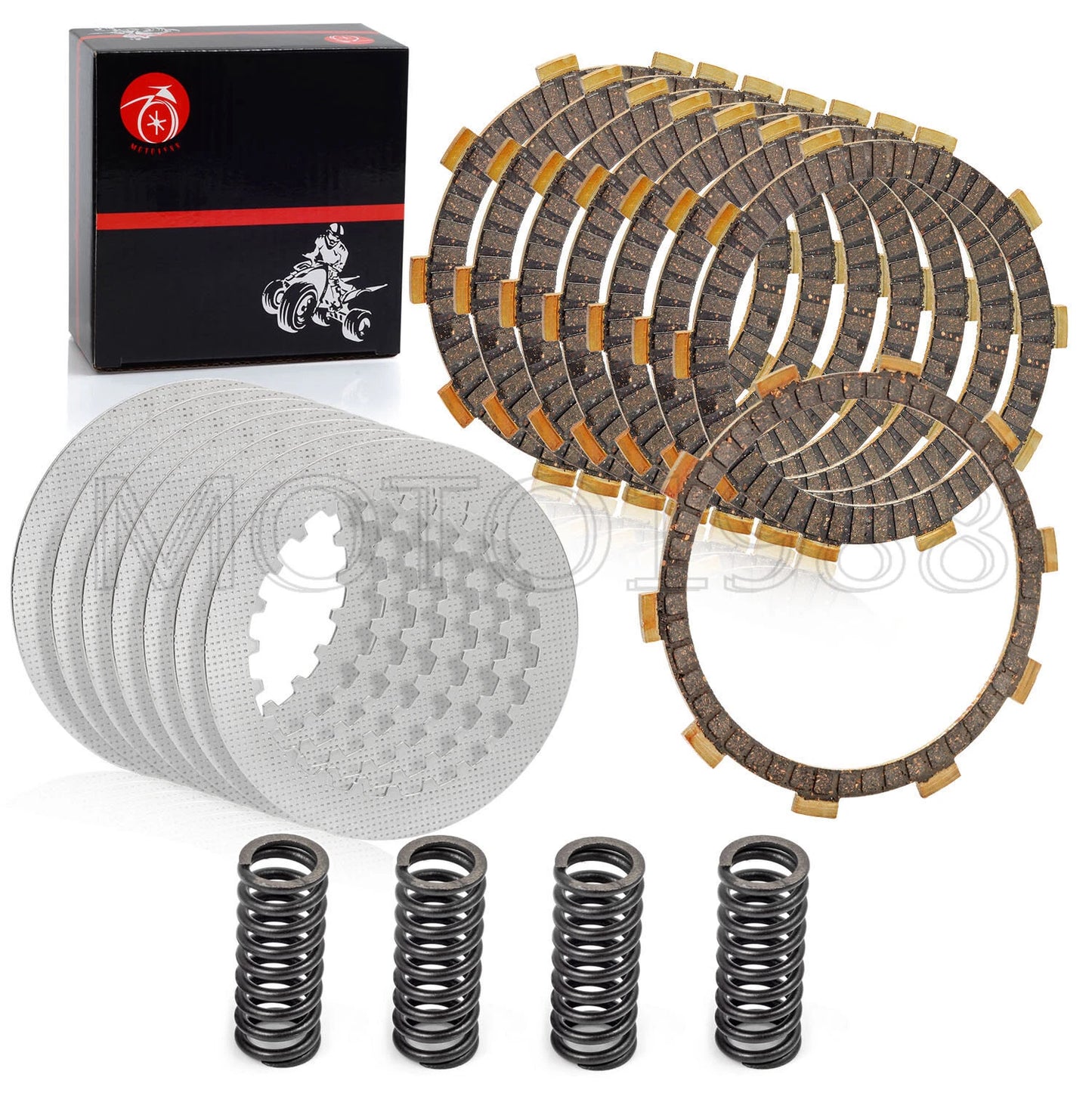Clutch Friction Steel Plates Kit for Honda Shadow Spirit 750 VT750DC/V750C2