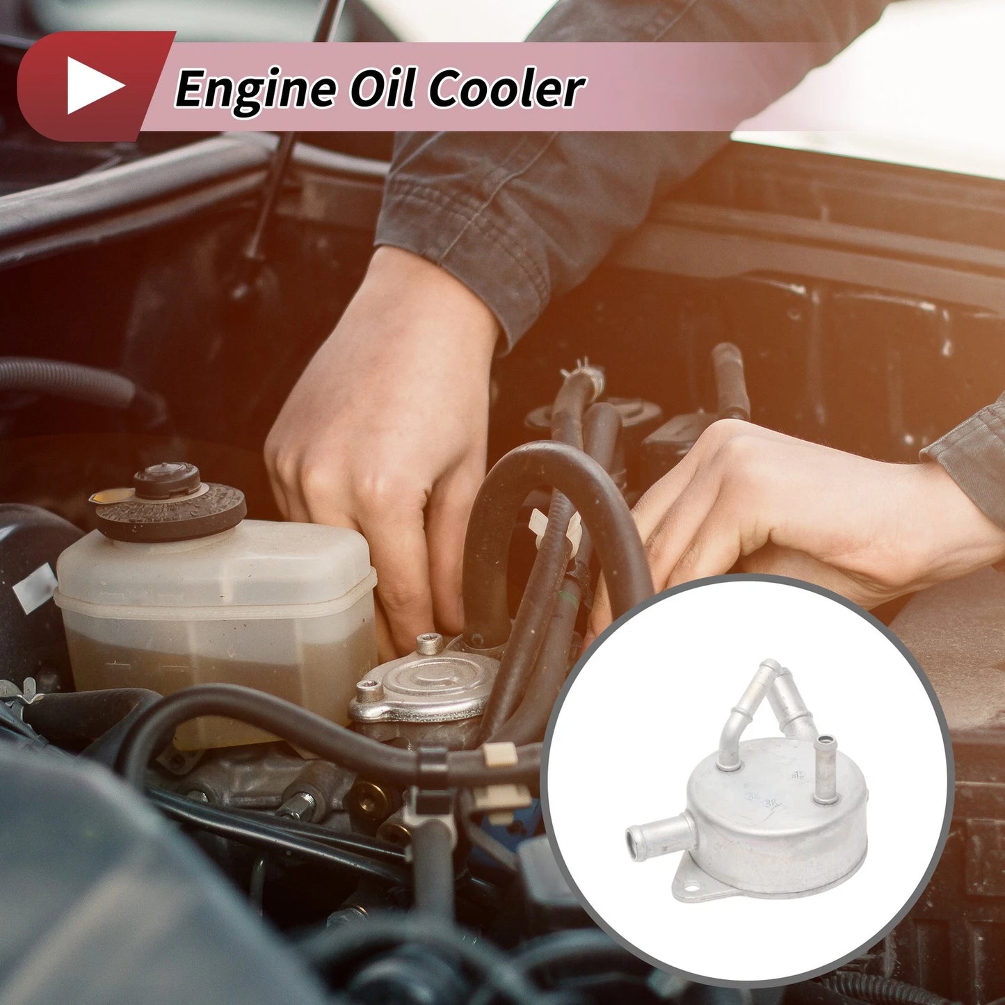 Engine Oil Cooler for Mazda 3 (2014-2019) 1 x Trans Cooler
