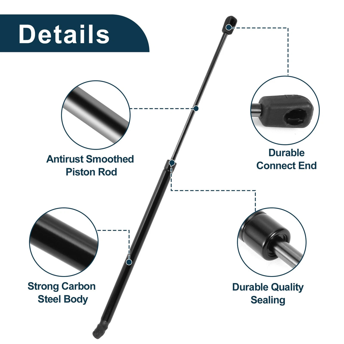 Hood Lift Supports for Jeep Grand Cherokee, Dodge Durango (1999-2004)
