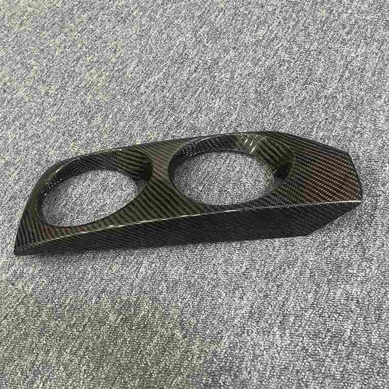 Carbon Fiber Front Fog Lights Cover Replace for Nissan Skyline R33 GTS 1994-1997