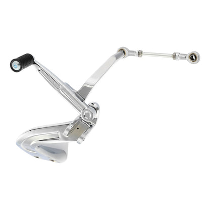 Chrome Mid Control Shift Side Set for Harley Sport Glide, Fat Bob, FXDR (18-25)