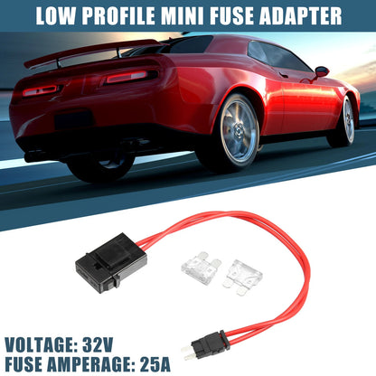 25A Blade Style Fuses Mini Fuse Adapter Tap for Cars