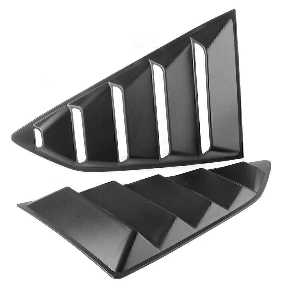 Rear Side Window Louver Vents Cover Trim for 2016-2018 Chevy Camaro