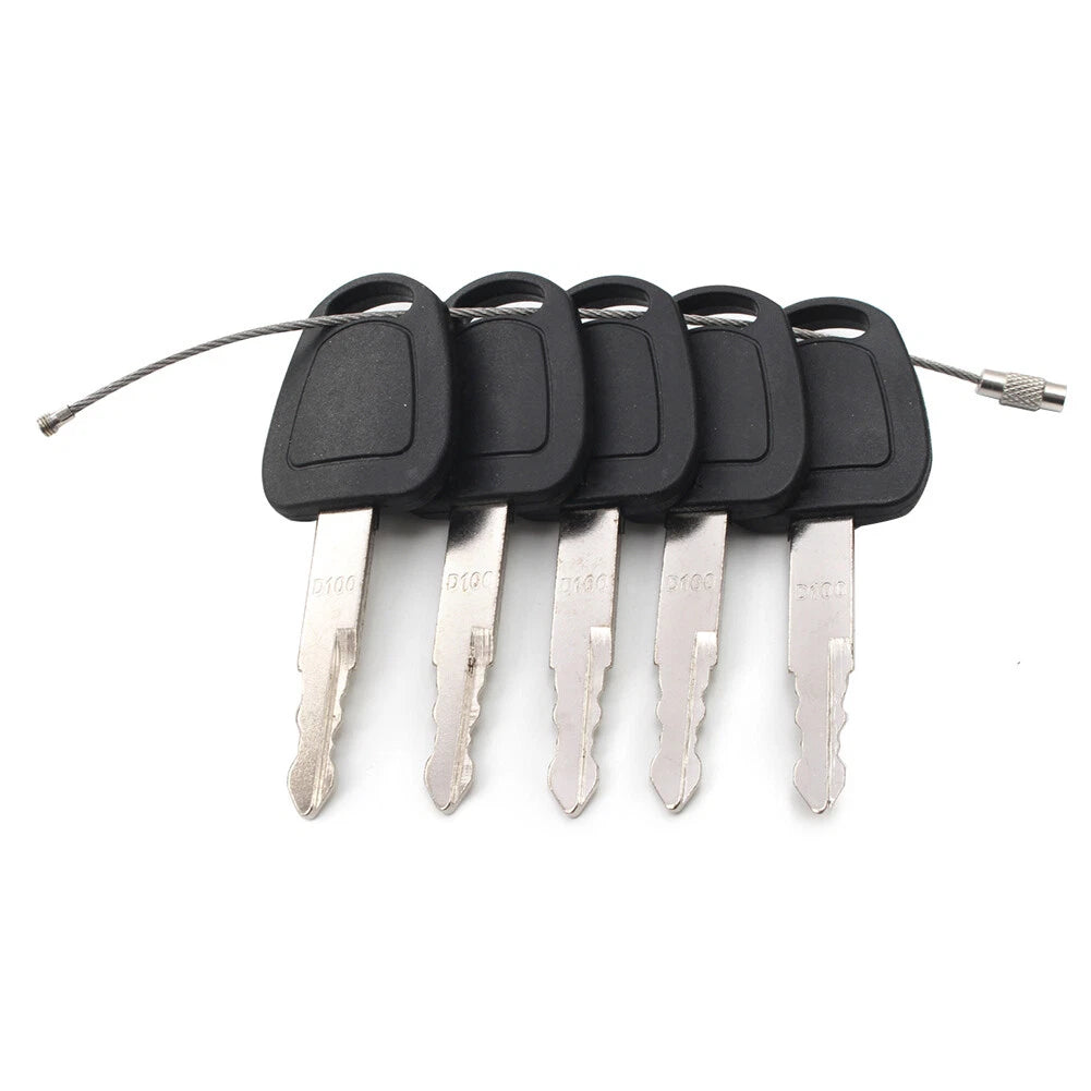 5PCS Keys for Daewoo Doosan Excavator Models Heavy Equipment
