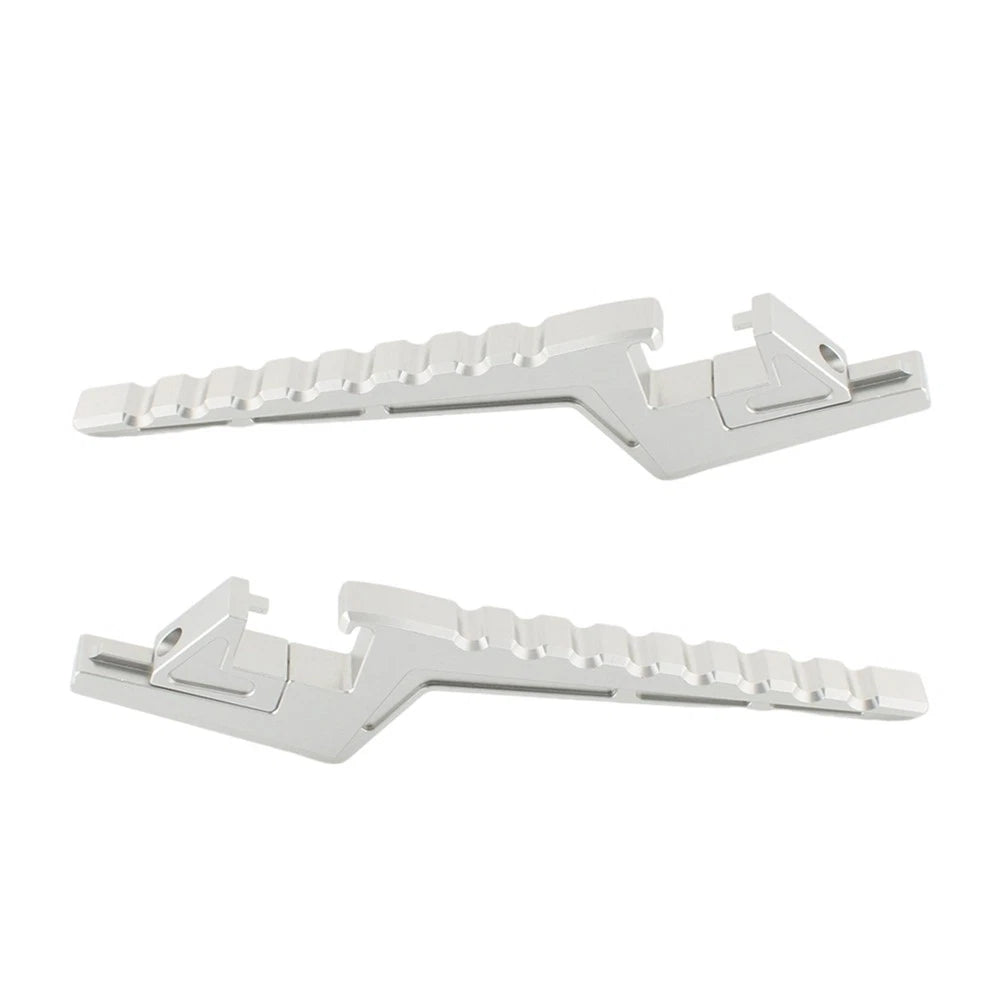 Silver Passenger Foot Peg Extensions for Surron Light Bee S X/L1E & Segway X160