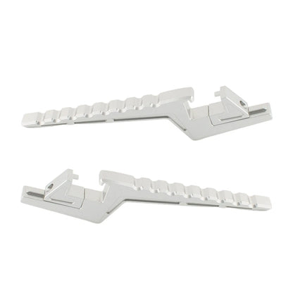 Silver Passenger Foot Peg Extensions for Surron Light Bee S X/L1E & Segway X160