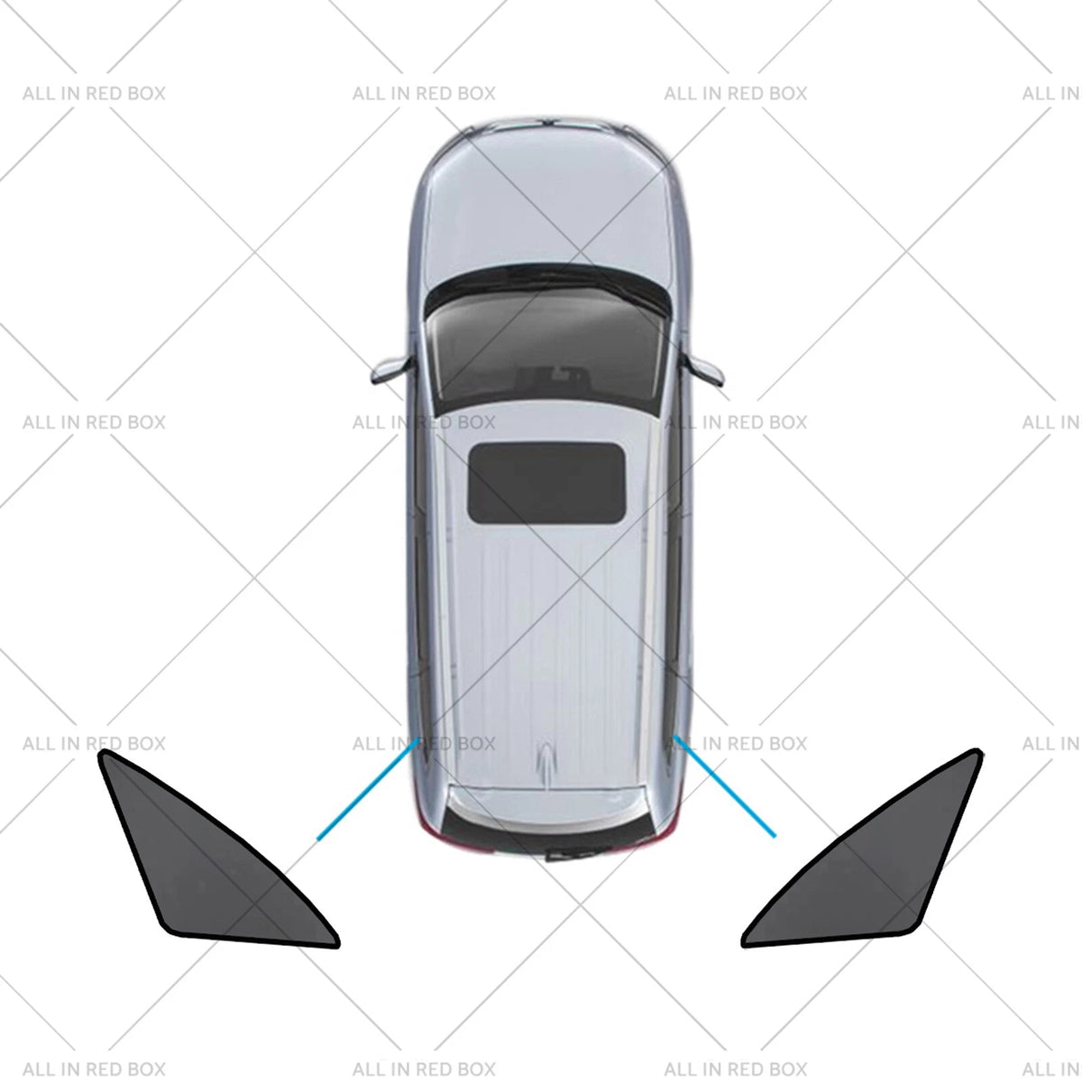 Magnetic Mesh Sun Shades for Mercedes-Benz GLC (2015-2022)