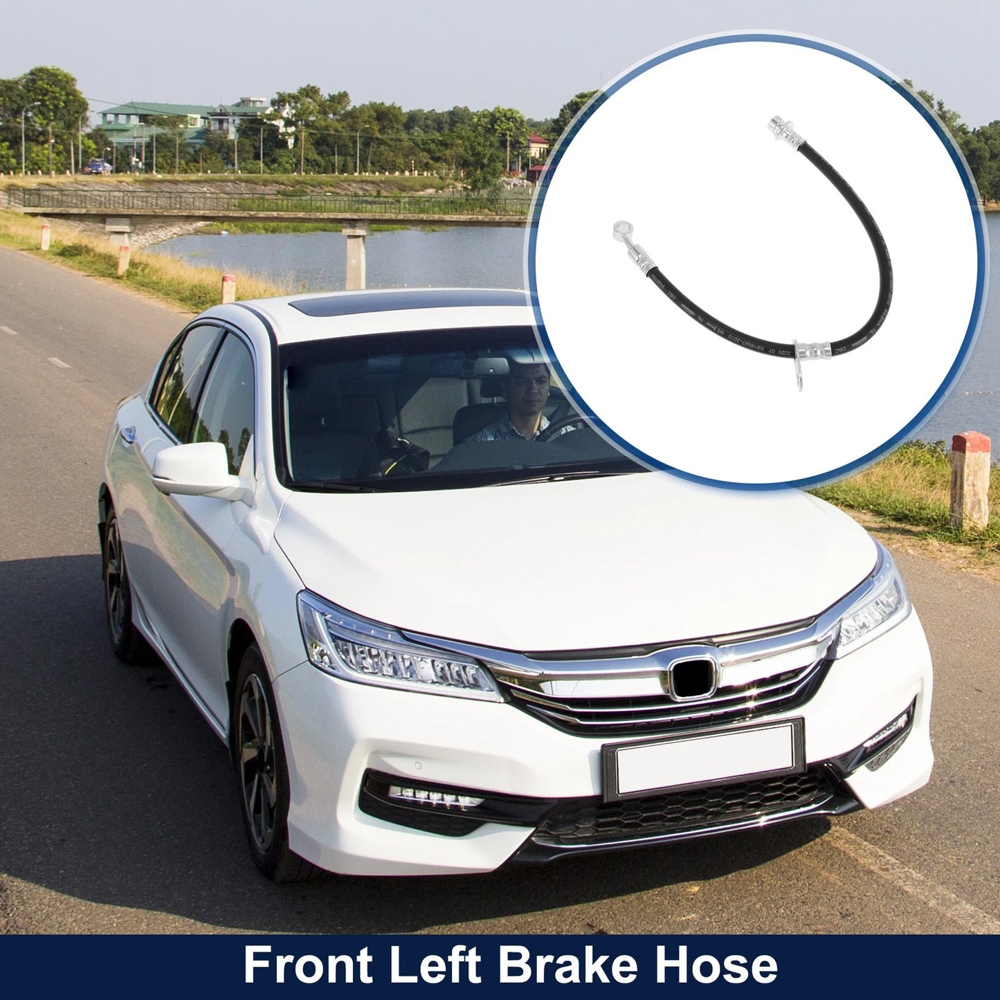 Front Left Brake Hose for Honda Accord (2003-2007)