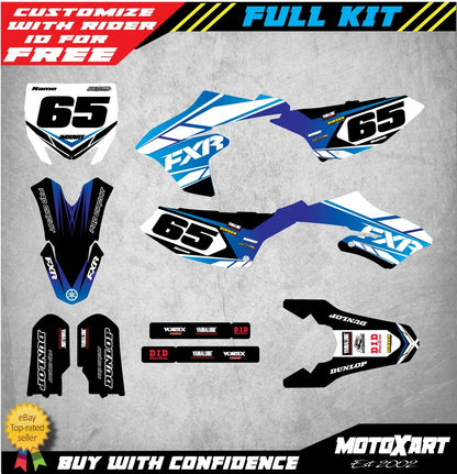 Outlaw Style Full Sticker Kit Decals for Yamaha YZ 65