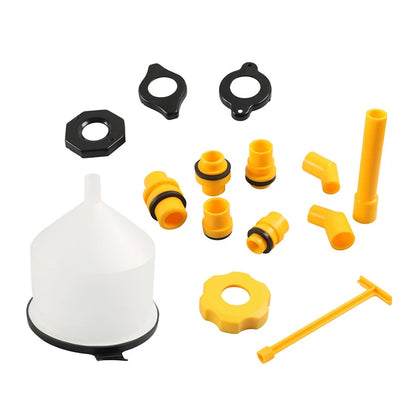 Radiator Coolant Filling Funnel Kit for Auto Cooling System (Fits Most Vehicles)