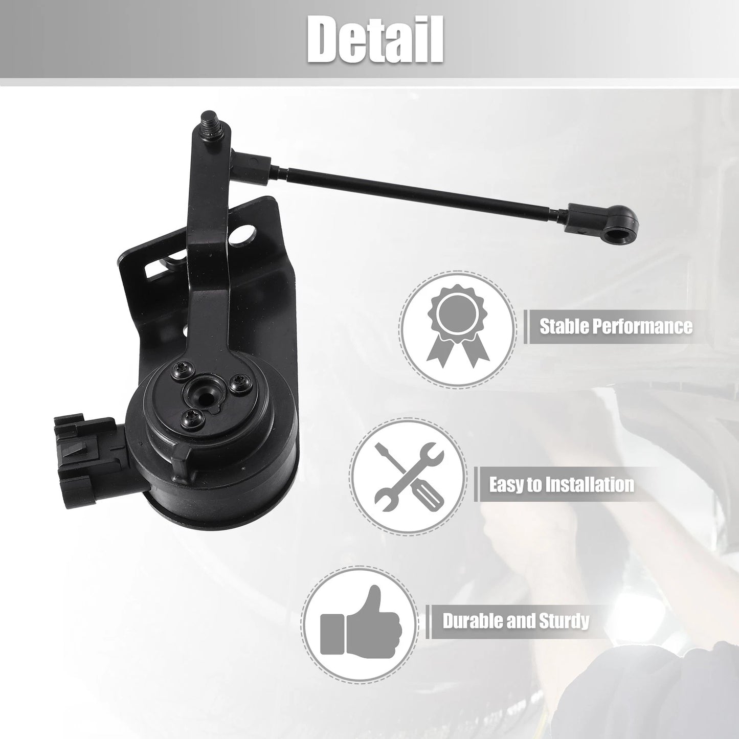 Front Left Air Suspension Ride Height Level Sensor for Cadillac