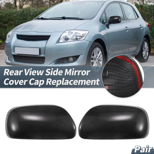 Mirror Cover Overlay Carbon Fiber 2 x for Toyota Corolla (2005–2007)