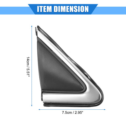 Front Right Door Mirror Flag Cover for Nissan Sentra (2016-2019) Black