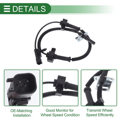 ABS Wheel Speed Sensor for Chevrolet Silverado Left Rear