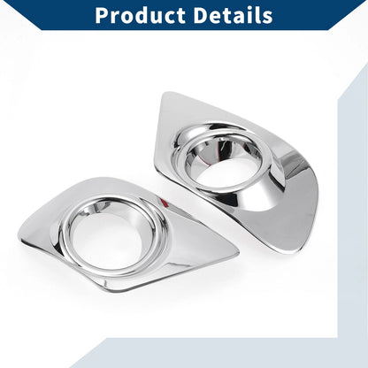 Rear Left, Rear Right 1 Pair ABS Silver Tone for Dodge Journey (2011-2018)