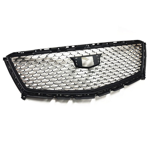 1x Silver Front Upper Grille Cover for Cadillac XT5 (2016-2023)