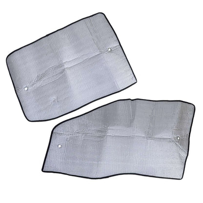 4 x Silver Window Sunshade for Ford F350 Super Duty Crew Cab (1999-2007)