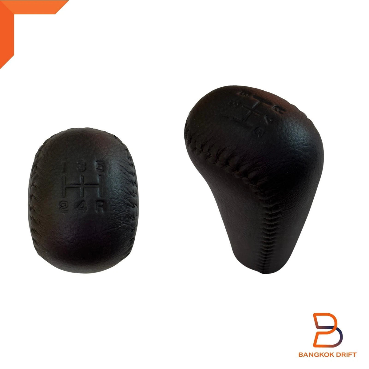 5 Speed Leather Gear Knob for Mitsubishi Triton L200 ML MN 4WD (2006-2015)
