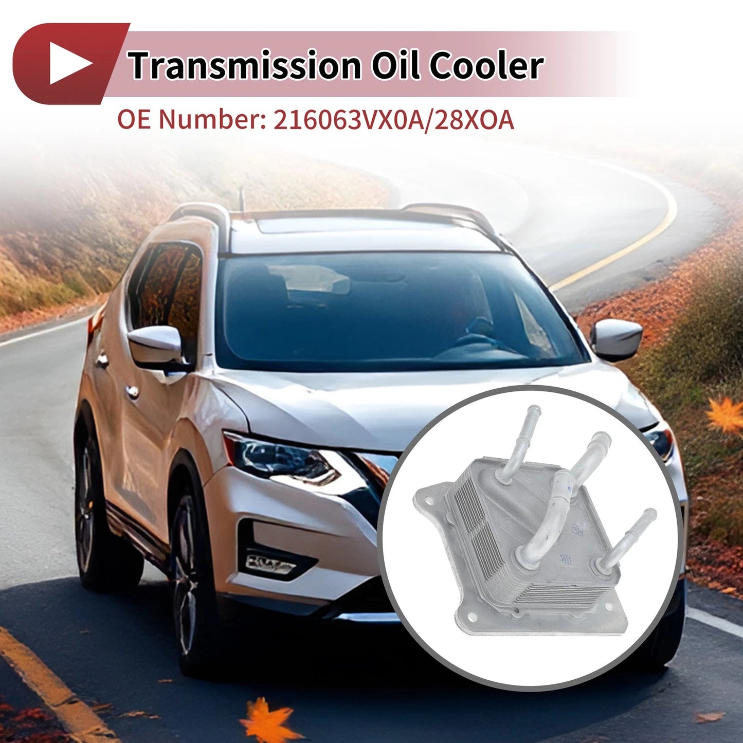 Engine Oil Cooler for Nissan Rogue L4 2.5L (2018-2019)